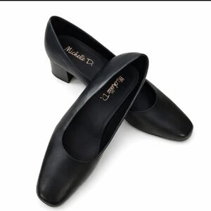 Michelle D Low Block Heel GothChic Sz 9